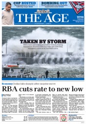The Age (Australia) Newspaper Front Page for 4 May 2016