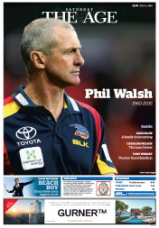 The Age (Australia) Newspaper Front Page for 4 July 2015
