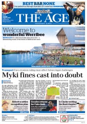The Age (Australia) Newspaper Front Page for 4 August 2015