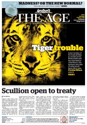 The Age (Australia) Newspaper Front Page for 4 August 2016