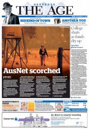 The Age (Australia) Newspaper Front Page for 5 December 2015