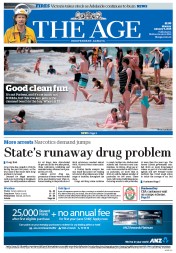 The Age (Australia) Newspaper Front Page for 5 January 2015