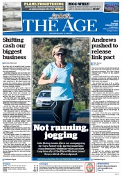 The Age (Australia) Newspaper Front Page for 5 February 2015