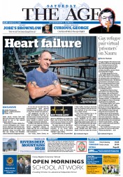 The Age (Australia) Newspaper Front Page for 5 March 2016