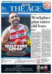 The Age (Australia) Newspaper Front Page for 5 August 2015