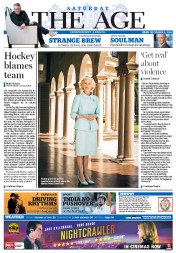 The Age (Australia) Newspaper Front Page for 6 December 2014