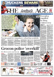 The Age (Australia) Newspaper Front Page for 6 February 2013