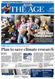 The Age (Australia) Newspaper Front Page for 6 April 2016