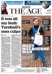 The Age (Australia) Newspaper Front Page for 6 July 2016