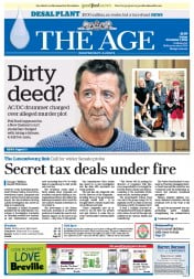 The Age (Australia) Newspaper Front Page for 7 November 2014