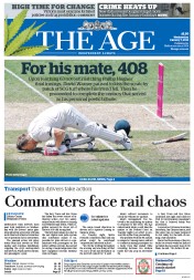 The Age (Australia) Newspaper Front Page for 7 January 2015