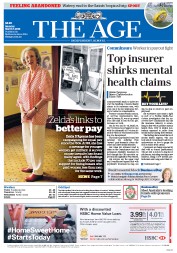 The Age (Australia) Newspaper Front Page for 7 March 2016