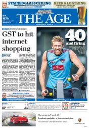 The Age (Australia) Newspaper Front Page for 7 May 2015