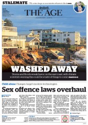 The Age (Australia) Newspaper Front Page for 7 June 2016