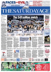 The Age (Australia) Newspaper Front Page for 9 February 2013