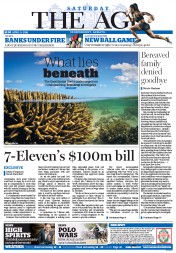 The Age (Australia) Newspaper Front Page for 9 April 2016