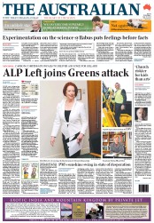 The Australian (Australia) Newspaper Front Page for 10 July 2012