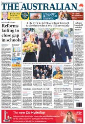 The Australian (Australia) Newspaper Front Page for 19 December 2012