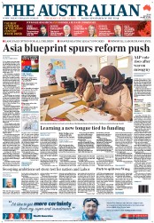 The Australian (Australia) Newspaper Front Page for 29 October 2012