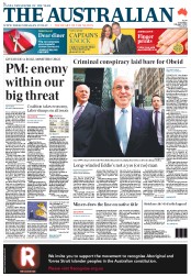 The Australian (Australia) Newspaper Front Page for 5 February 2013