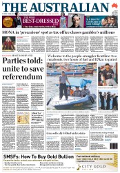 The Australian (Australia) Newspaper Front Page for 6 July 2012