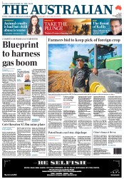 The Australian (Australia) Newspaper Front Page for 9 November 2012
