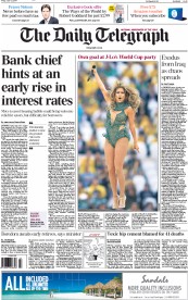 The Daily Telegraph (UK) Newspaper Front Page for 13 June 2014