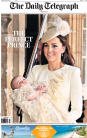 The Daily Telegraph (UK) Newspaper Front Page for 24 October 2013