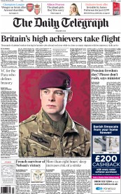 The Daily Telegraph (UK) Newspaper Front Page for 26 February 2015