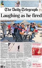 The Daily Telegraph (UK) Newspaper Front Page for 27 June 2015