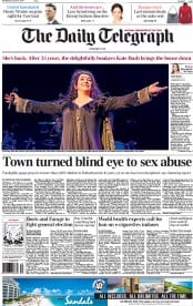 The Daily Telegraph (UK) Newspaper Front Page for 27 August 2014
