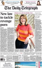 The Daily Telegraph Newspaper Front Page (UK) for 2 July 2014