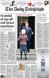 The Daily Telegraph (UK) Newspaper Front Page for 31 October 2014