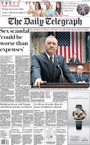 The Daily Telegraph (UK) Newspaper Front Page for 31 October 2017