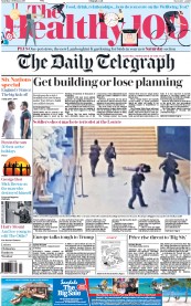The Daily Telegraph (UK) Newspaper Front Page for 4 February 2017