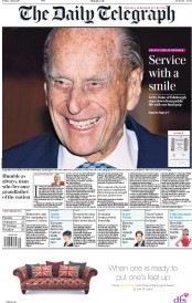 The Daily Telegraph (UK) Newspaper Front Page for 5 May 2017