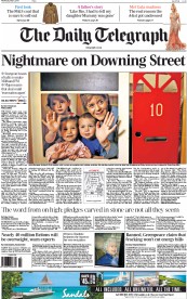 The Daily Telegraph Newspaper Front Page (UK) for 6 May 2015
