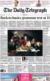 The Daily Telegraph (UK) Newspaper Front Page for 6 July 2012