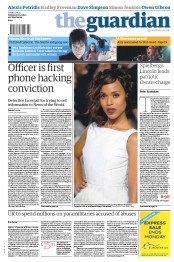 The Guardian (UK) Newspaper Front Page for 11 January 2013