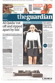 The Guardian (UK) Newspaper Front Page for 11 June 2015