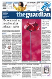 The Guardian (UK) Newspaper Front Page for 12 November 2014