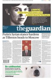 The Guardian (UK) Newspaper Front Page for 12 April 2017