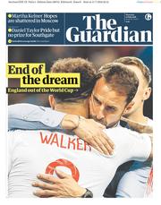 The Guardian (UK) Newspaper Front Page for 12 July 2018