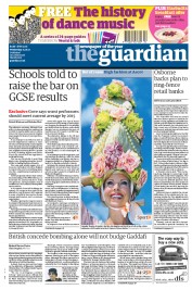 The Guardian Newspaper Front Page (UK) for 15 June 2011