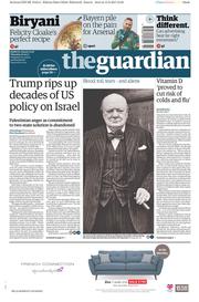 The Guardian (UK) Newspaper Front Page for 16 February 2017