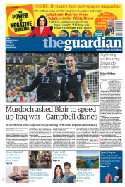 The Guardian (UK) Newspaper Front Page for 16 June 2012