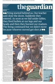 The Guardian Newspaper Front Page (UK) for 17 December 2014