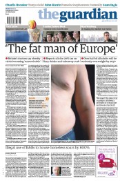 The Guardian Newspaper Front Page (UK) for 18 February 2013
