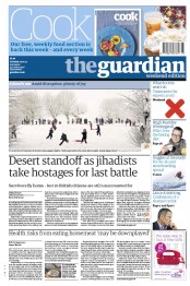 The Guardian (UK) Newspaper Front Page for 19 January 2013