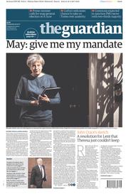 The Guardian (UK) Newspaper Front Page for 19 April 2017